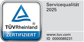 Schmid PKW-Werkstatt ist von TÜV Rheinland zertifiziert Bild mit Zertifikat von TÜV-Rheinland
